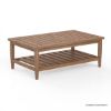 Picture of Boudry Rustic Modern Teak Wood Rectangle Coffee Table