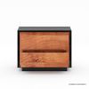 Picture of Paradise Modern Rustic Solid Wood 2 Drawer Nightstand