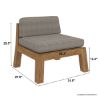 Picture of Prague Solid Teak Wood Outdoor Dining Chair