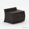 Picture of Sligo Modern Solid Wood 2 Drawer Nightstand