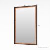Picture of Paradise Modern Rustic 2 Tone Large Rectangle Mirror
