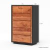 Picture of  Paradise Modern Rustic 5 Drawer Tall Bedroom Dresser