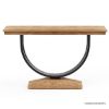 Picture of Upland Rustic Contemporary Teak Wood & Iron Living Room Furniture Set