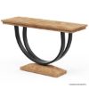 Picture of Upland Rustic Contemporary Teak Wood & Iron Living Room Furniture Set