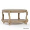 Picture of Fortaleza Rustic Outdoor Teak Round Coffee Table