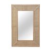 Picture of Morelia Solid Mindi Wood Rattan Rectangular Mirror Frame
