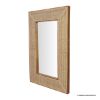 Picture of Morelia Solid Mindi Wood Rattan Rectangular Mirror Frame