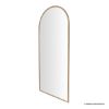 Picture of Pittsburg Modern Gold Metal Full Length Arched Frame Standing Mirror