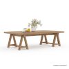 Picture of Plumpton Rustic Teak Patio Coffee Table