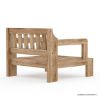 Picture of Plumpton Rustic Teak Wood Outdoor Single Seat Sofa