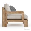 Picture of Plumpton Rustic Teak Wood Outdoor Single Seat Sofa