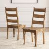 Picture of Litchfield Handcrafted Vintage Rustic Ladder Back Dining Chair