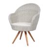 Picture of Guntersville Rattan Outdoor Swivel Dining Chair