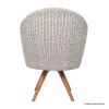 Picture of Guntersville Rattan Outdoor Swivel Dining Chair