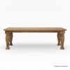 Picture of Litchfield Handcrafted Vintage Rustic Solid Wood Dining Table