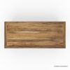 Picture of Litchfield Handcrafted Vintage Rustic Solid Wood Dining Table