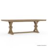 Picture of Cartagena Rustic Solid Wood Mid-century Style Dining Table