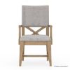 Picture of Cartagena Rustic Solid Wood Mid Century Dining Armchair