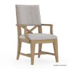 Picture of Cartagena Rustic Solid Wood Mid Century Dining Armchair