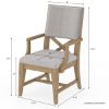 Picture of Cartagena Rustic Solid Wood Mid Century Dining Armchair
