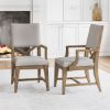 Picture of Cartagena Rustic Solid Wood Mid Century Dining Armchair