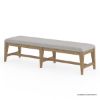 Picture of Cartagena Rustic Solid Wood Mid-century Style Bench