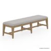 Picture of Cartagena Rustic Solid Wood Mid-century Style Bench