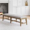 Picture of Cartagena Rustic Solid Wood Mid-century Style Bench