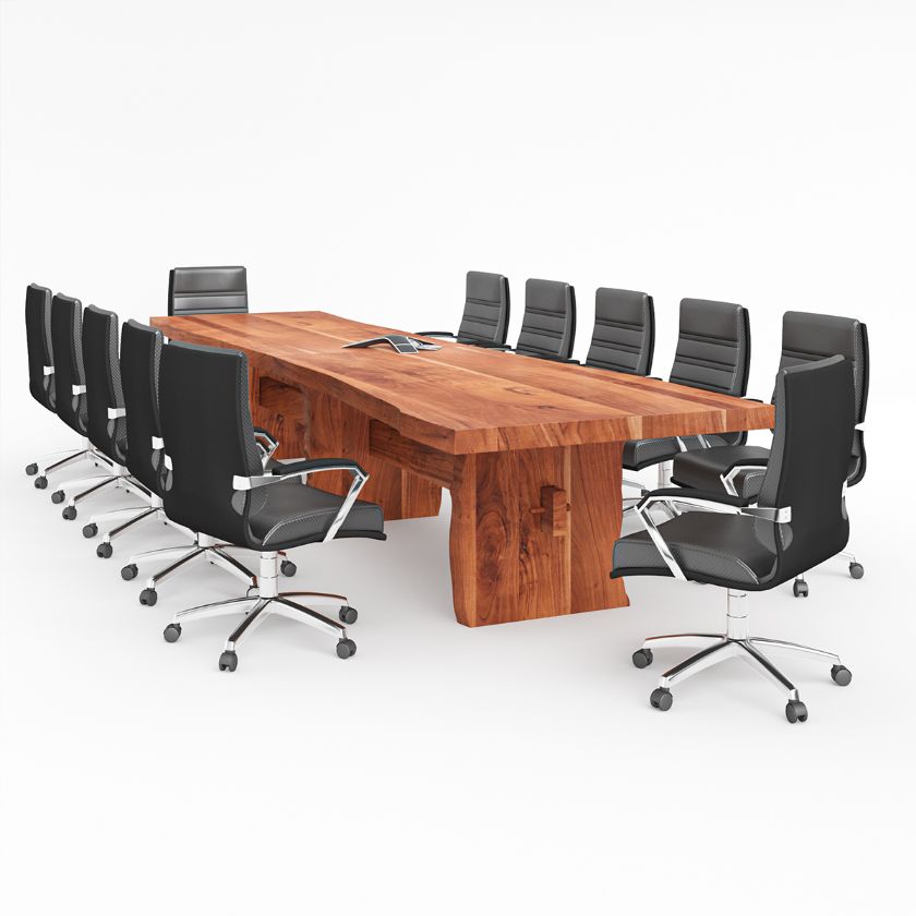Picture of Nome Transitional Live Edge Conference Table