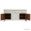 Picture of Cabb Hand Carved Distressed Hand Painted Sideboard with 3 Doors & Drawers