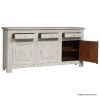 Picture of Cabb Hand Carved Distressed Hand Painted Sideboard with 3 Doors & Drawers