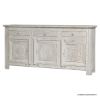 Picture of Cabb Hand Carved Distressed Hand Painted Sideboard with 3 Doors & Drawers