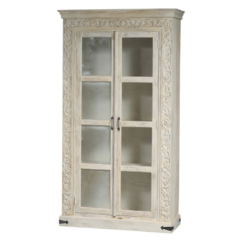 Picture of Kernville Distressed White Bookcase