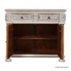 Picture of Keene Country Weathered White Solid Wood 2 Door Storage Cabinet