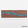 Picture of Vail Solid Wood Epoxy Resin Conference Room Table