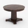 Picture of Lincoln Contemporary Dark Brown Round Kitchen Table Set with 4 Chairs