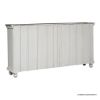 Picture of Hughson Traditional Cream White Ornate Hand Carved 4 Door Sideboard