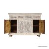 Picture of Hydesville Country French Distressed Solid Wood 4 Door Sideboard