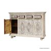 Picture of Hydesville Country French Distressed Solid Wood 4 Door Sideboard
