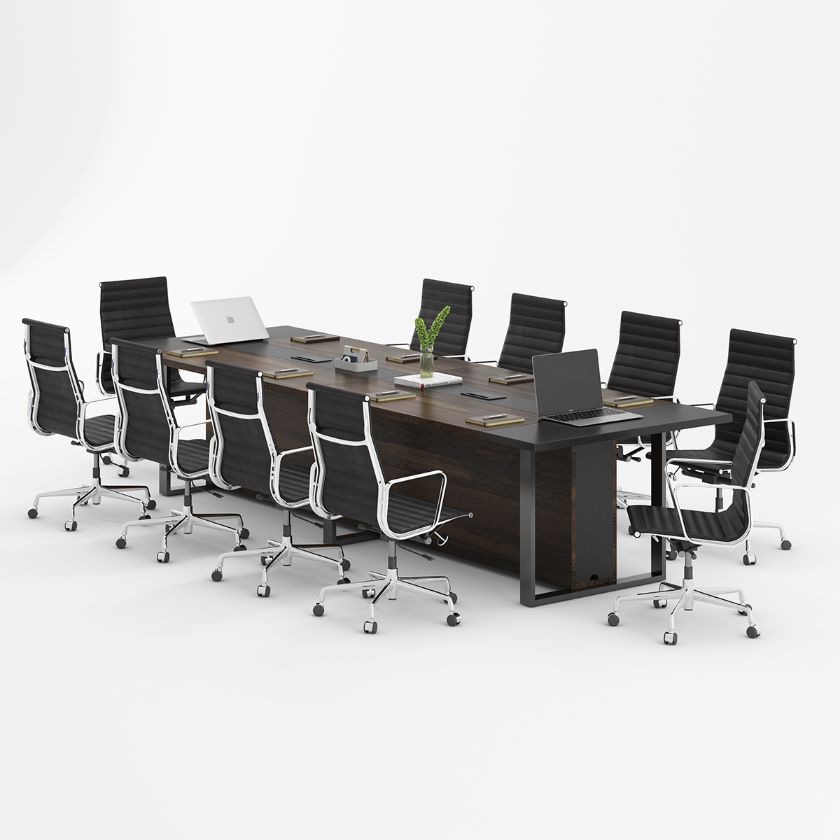 Picture of Clifton Solid Wood Rectangular Conference Table