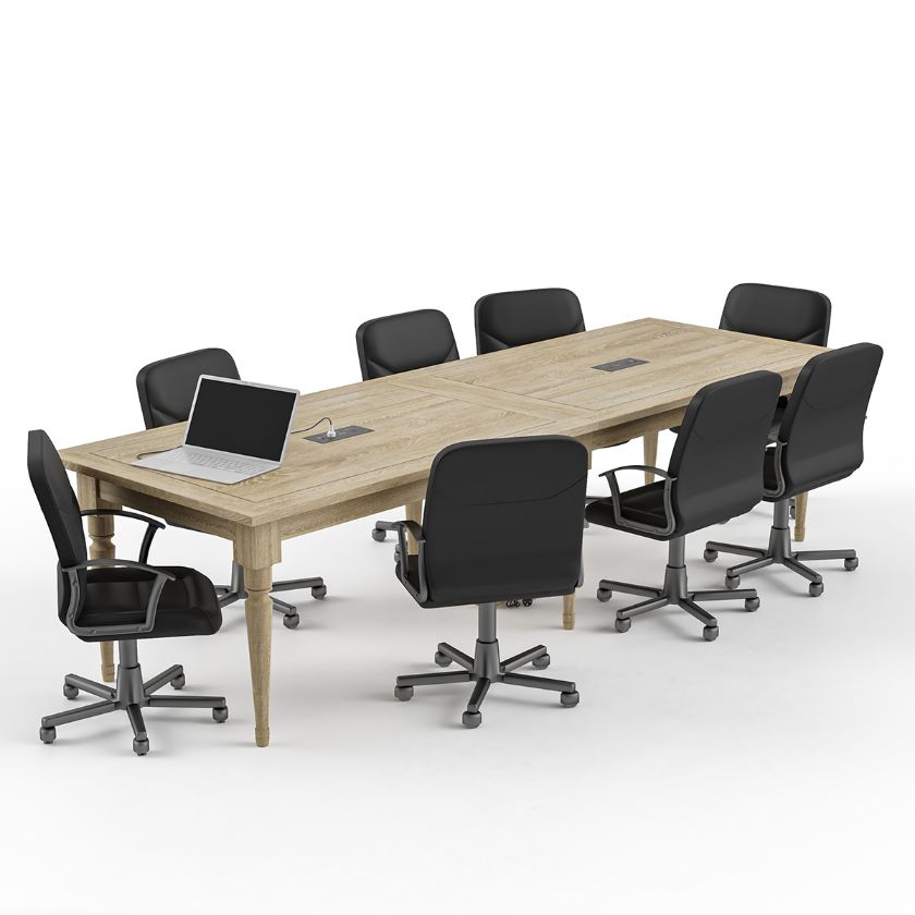 Picture of Globe Rustic Rectangular Conference Table