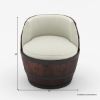 Picture of Pueblo Vintage Rustic Wine Barrel Chairs