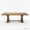 Picture of Darien Transitional Pedestal 8 Chair Dining Table Set