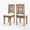 Picture of Darien Transitional Pedestal 8 Chair Dining Table Set
