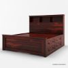 Picture of Mission Modern Solid Wood 6 Piece Storage Bedroom Set