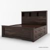 Picture of Mission Modern Solid Wood 6 Piece Storage Bedroom Set