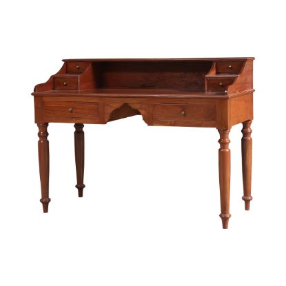 Picture of Georgetown Antique Wood Writing Desk with Drawers