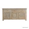 Picture of Mendocino Distressed Hand Carved Mid Century Sideboard with 3 Drawers
