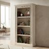 Picture of Cerritos Solid Reclaimed Wood White 4 Shelf Tall Bookcase