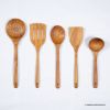 Picture of Zakka Teak Wood Handmade 9-Piece Spoon and Spatula Set